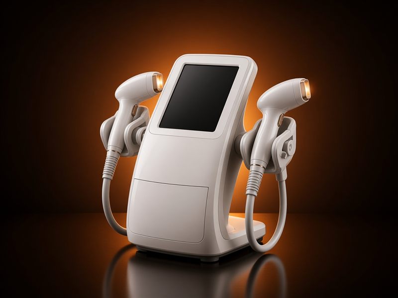 Equipamento de ultrassom focado HIPRO com duas ponteiras
